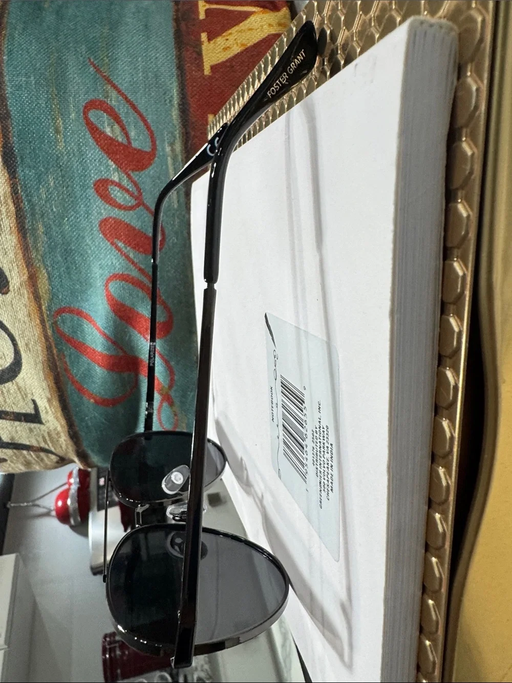 Foster Grand Classic Black Aviator Sunglasses - Unbranded